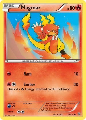 Magmar - 10/111: XY - Furious Fists