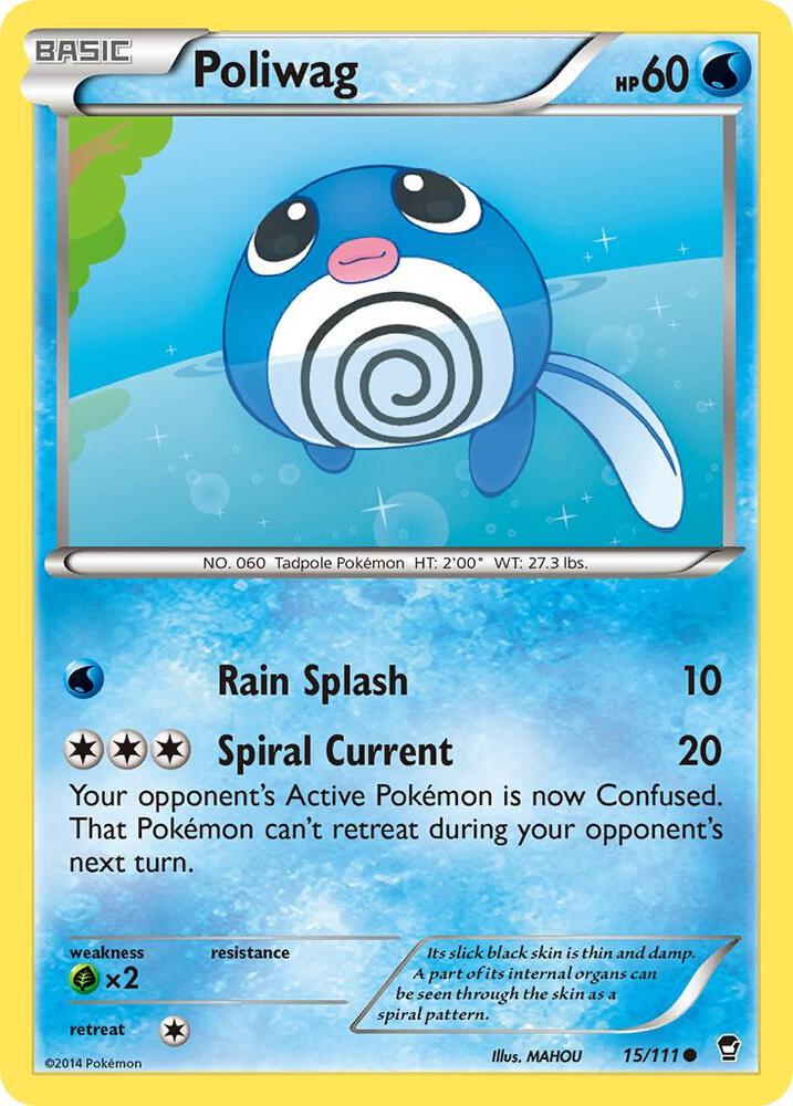 Poliwag - 15/111: XY - Furious Fists