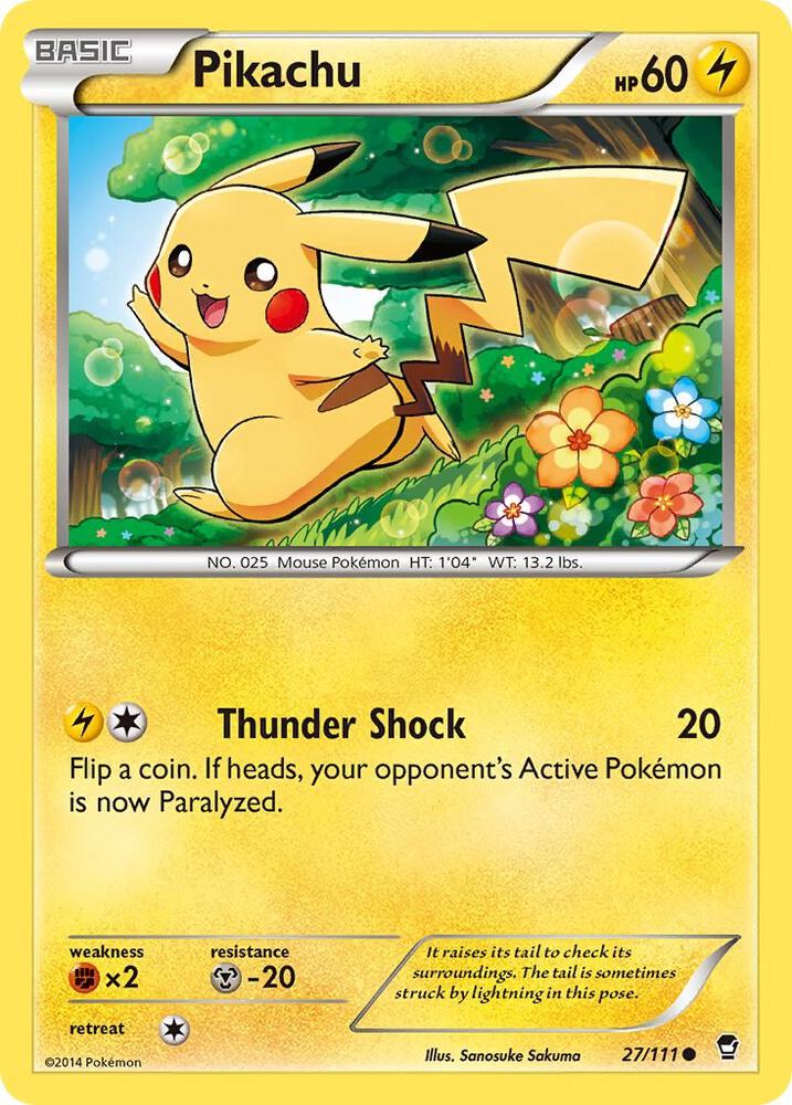 Pikachu - 27/111: XY - Furious Fists