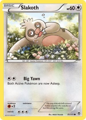 Slakoth - 81/111: XY - Furious Fists