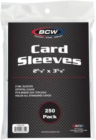 Card sleeves (250 unidades): Marca BCW