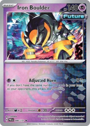 Iron Boulder (Master Ball Pattern) - 046/131 : Prismatic Evolutions