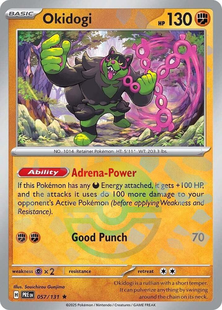 Okidogi (Poke Ball Pattern) - 057/131 : Prismatic Evolutions