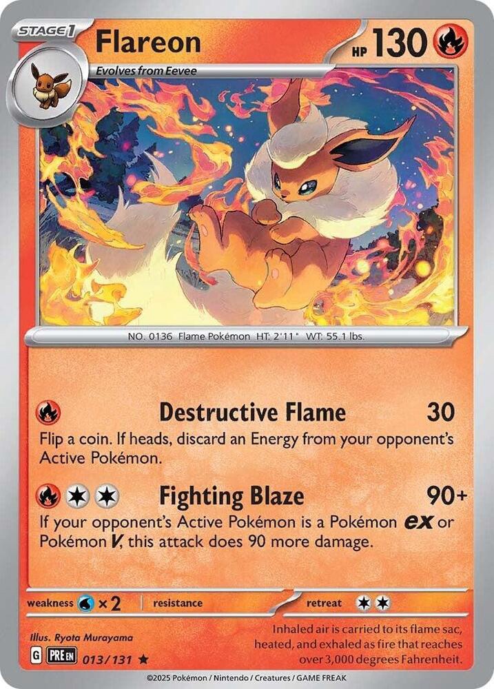 Flareon - 013/131: SV: Prismatic Evolutions