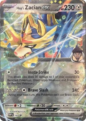 Hop's Zacian ex - SVP193: Scarlet & Violet Promo Cards