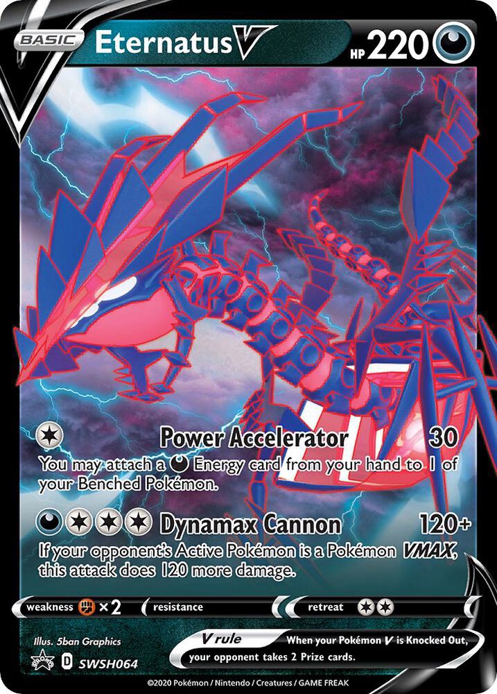 Eternatus V - SWSH064 : Sword & Shield Promo Cards