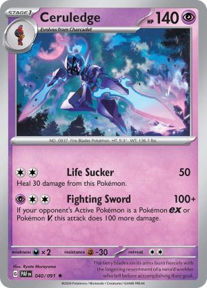 Ceruledge - 040/091 : Paldean Fates