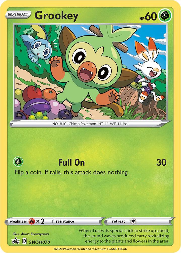 Grookey - SWSH070 : Sword & Shield Promo Cards