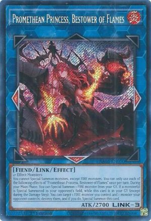 Promethean Princess, Bestower of Flames (Secret Rare) - RA03-EN050: Quarter Century Bonanza