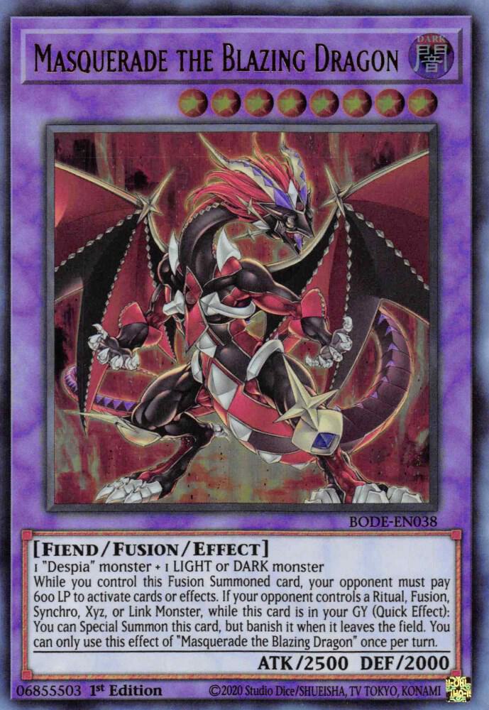 Masquerade the Blazing Dragon - BODE-EN038: Burst of Destiny