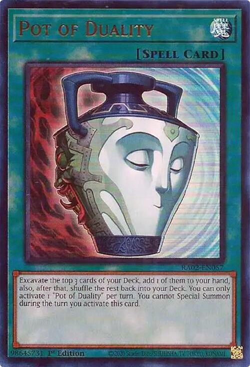 Pot of Duality (UR) - RA02-EN057: 25th Anniversary Rarity Collection II