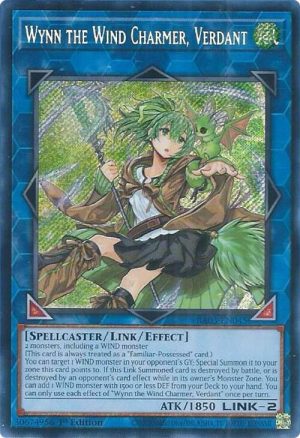 Wynn the Wind Charmer, Verdant (Secret Rare) - RA03-EN045: Quarter Century Bonanza
