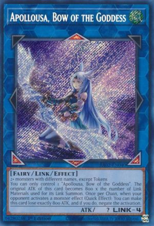 Apollousa, Bow of the Goddess (Alternate Art) (Secret Rare) - RA02-EN040: 25th Anniversary Rarity Collection II (RA02)