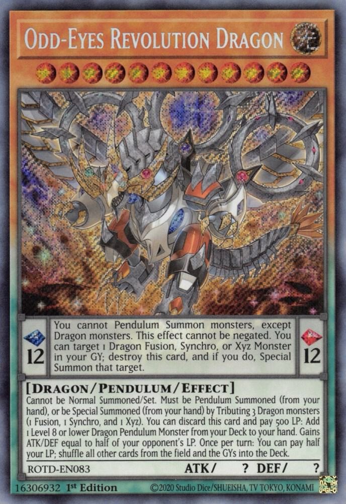 Odd-Eyes Revolution Dragon - ROTD-EN083: Rise of the Duelist