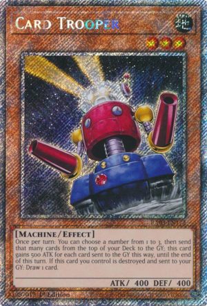 Card Trooper (Platinum Secret Rare) - RA03-EN172: Quarter Century Bonanza