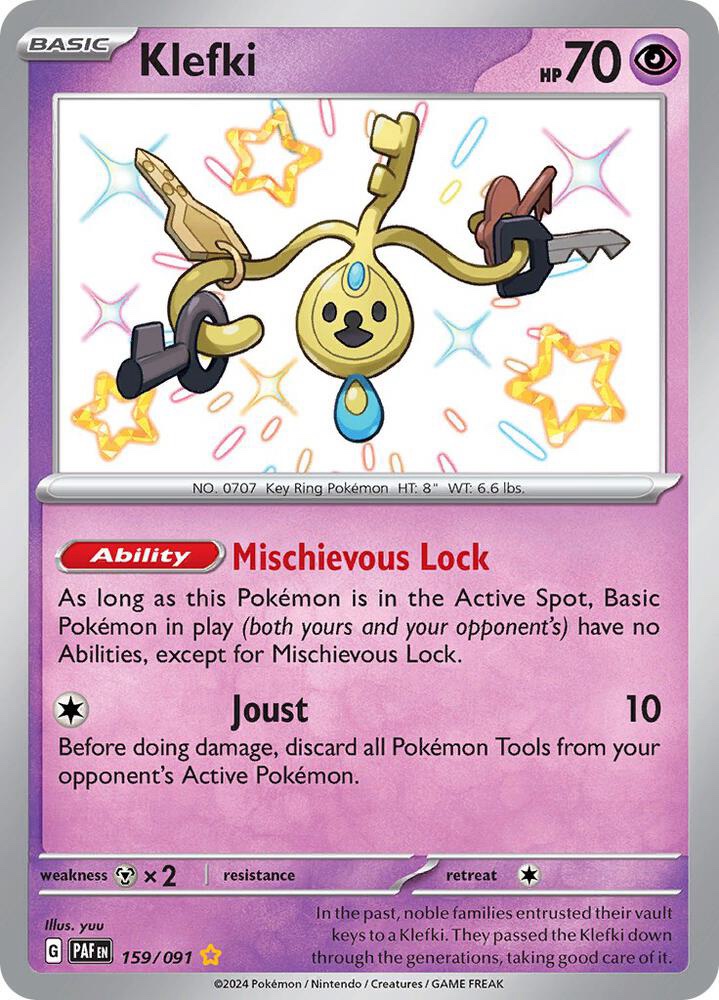 Klefki - 159/091: Paldean Fates