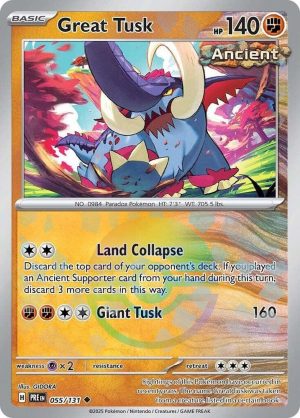 Great Tusk (Poke Ball Pattern) - 055/131 : Prismatic Evolutions
