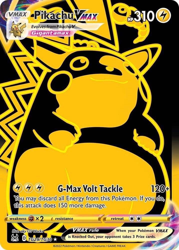 Pikachu VMAX (Secret) - TG29/TG30: Lost Origin Trainer Gallery