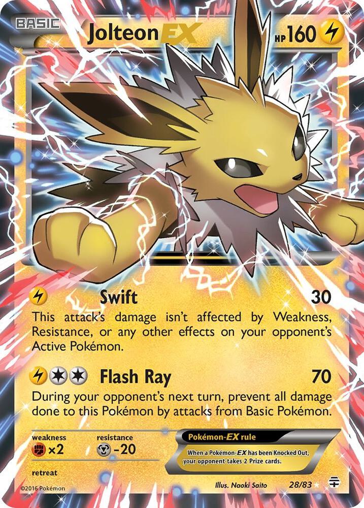 Jolteon EX - 28/83: Generations