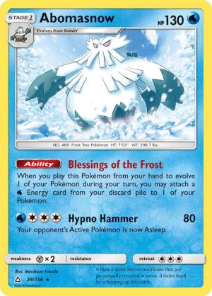 Abomasnow - 38/156: SM - Ultra Prism