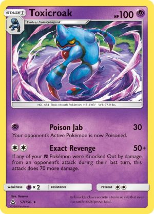 Toxicroak - 57/156: SM - Ultra Prism