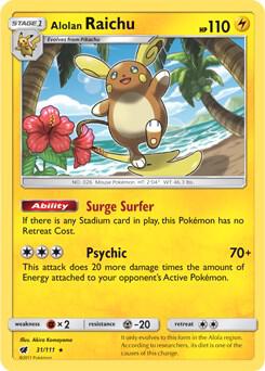 Alolan Raichu - 031/111: Deck Exclusives