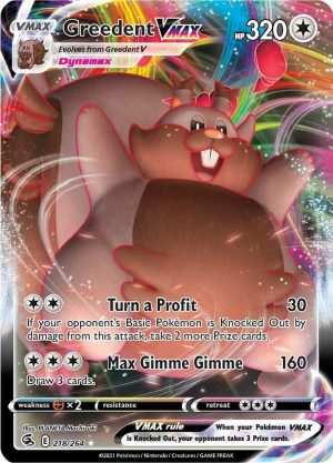 Greedent VMAX - 218/264: Fusion Strike