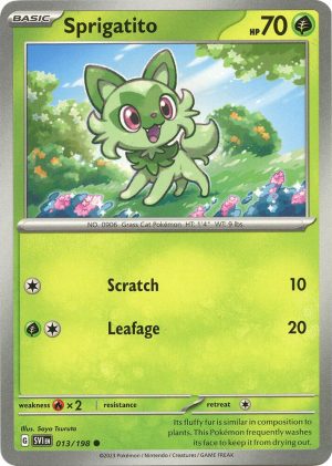 Sprigatito - 013/198: SV01: Scarlet & Violet Base Set