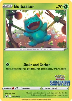 Bulbasaur (Illustration Contest 2022) - SWSH303: Sword & Shield Promo Cards