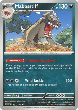 Mabosstiff - 137/198: SV01: Scarlet & Violet Base Set