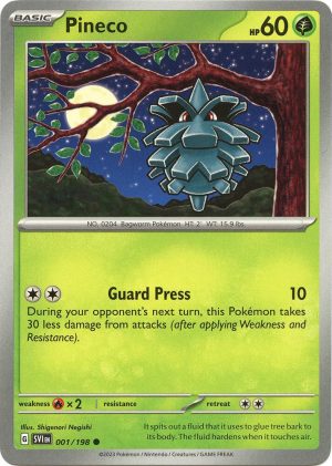 Pineco - 001/198: SV01: Scarlet & Violet Base Set