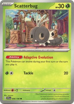 Scatterbug - 008/198: SV01: Scarlet & Violet Base Set