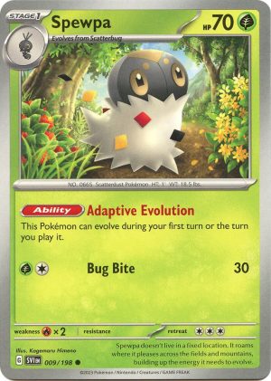 Spewpa - 009/198: SV01: Scarlet & Violet Base Set