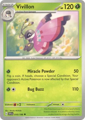 Vivillon - 010/198: SV01: Scarlet & Violet Base Set