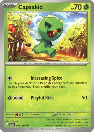 Capsakid - 028/198: SV01: Scarlet & Violet Base Set