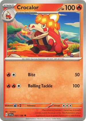 Crocalor - 037/198: SV01: Scarlet & Violet Base Set