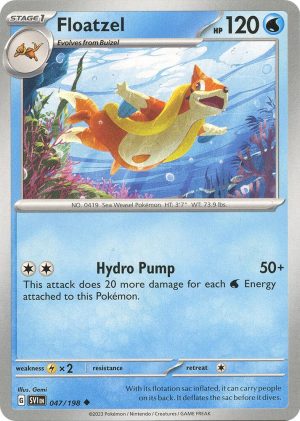 Floatzel - 047/198: SV01: Scarlet & Violet Base Set