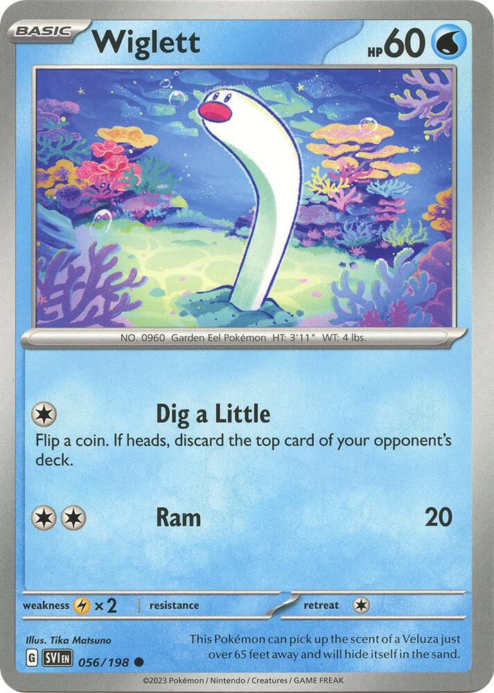 Wiglett - 056/198: SV01: Scarlet & Violet Base Set