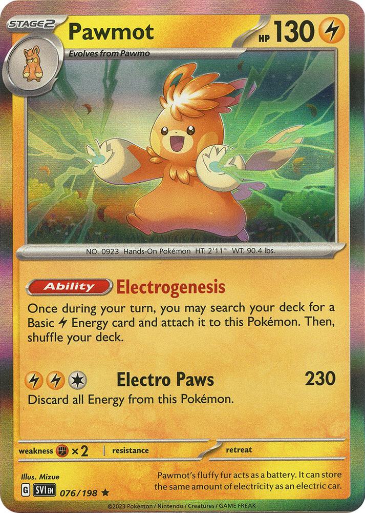 Pawmot - 076/198: SV01: Scarlet & Violet Base Set