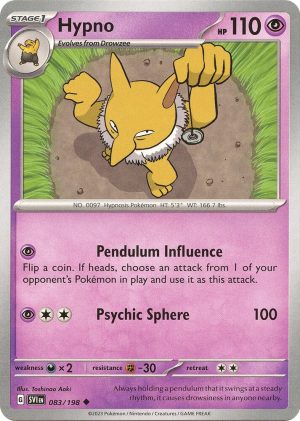 Hypno - 083/198: SV01: Scarlet & Violet Base Set