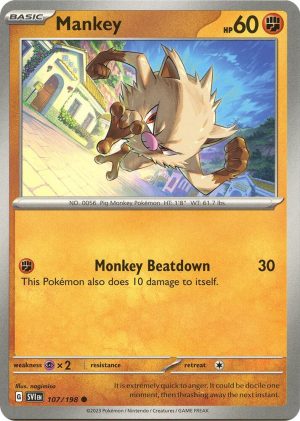 Mankey - 107/198: SV01: Scarlet & Violet Base Set