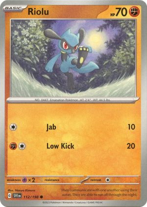 Riolu - 112/198: SV01: Scarlet & Violet Base Set