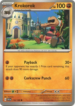 Krokorok - 116/198: SV01: Scarlet & Violet Base Set