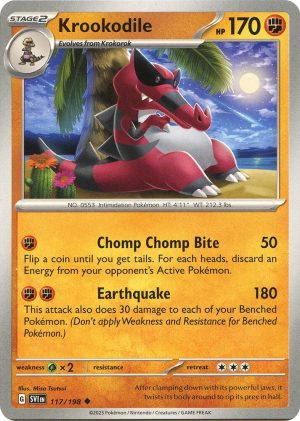 Krookodile - 117/198: SV01: Scarlet & Violet Base Set