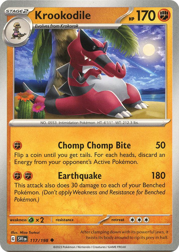 Krookodile - 117/198: SV01: Scarlet & Violet Base Set