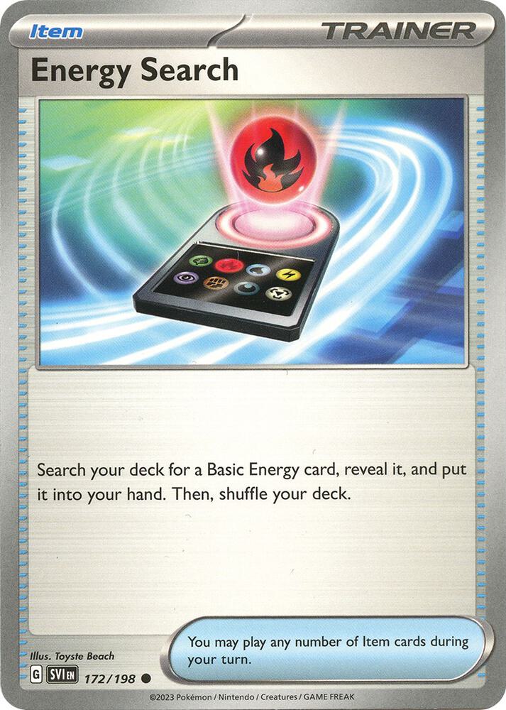 Energy Search - 172/198: SV01: Scarlet & Violet Base Set