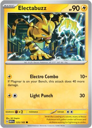 Electabuzz - 125/165: Scarlet & Violet 151