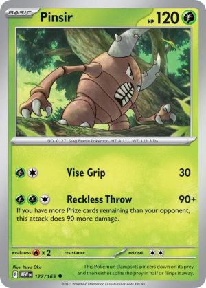 Pinsir - 127/165: SV: Scarlet & Violet 151