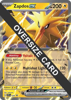 Zapdos ex - 049: Jumbo Cards