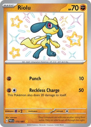 Riolu - 173/091: Paldean Fates